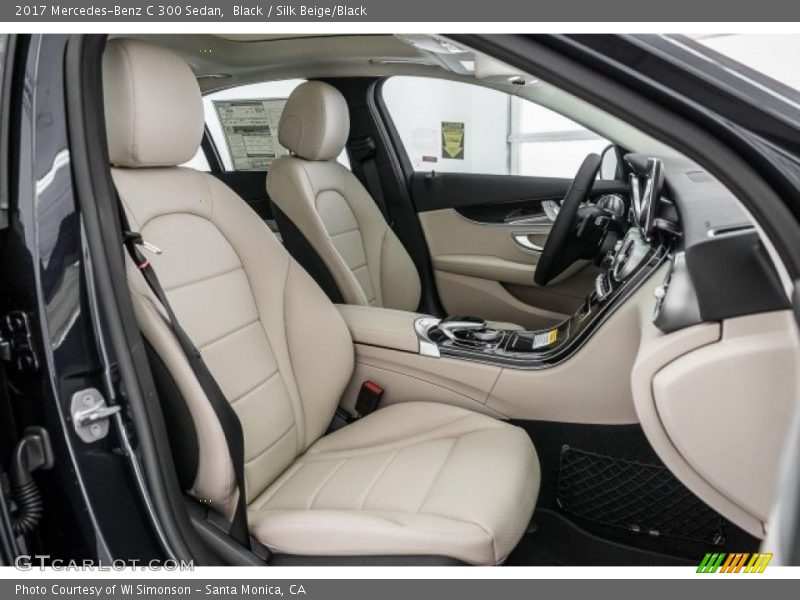 Black / Silk Beige/Black 2017 Mercedes-Benz C 300 Sedan