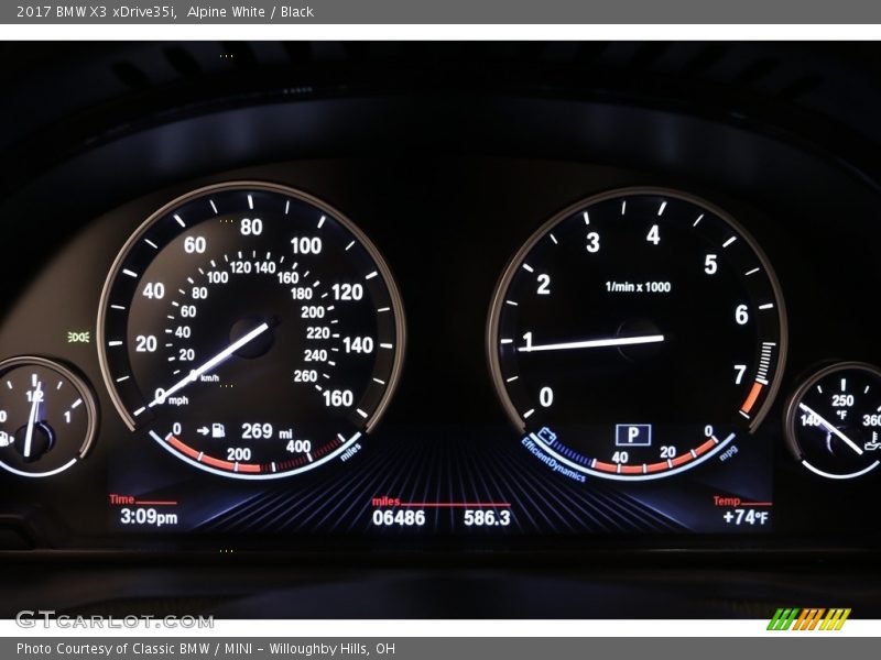 Alpine White / Black 2017 BMW X3 xDrive35i