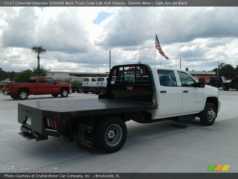 Summit White / Dark Ash/Jet Black 2017 Chevrolet Silverado 3500HD Work Truck Crew Cab 4x4 Chassis