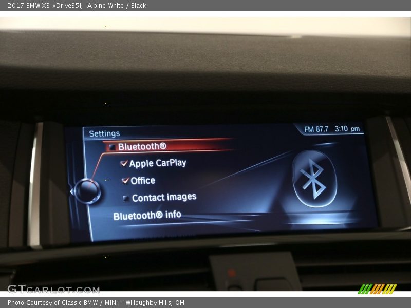 Alpine White / Black 2017 BMW X3 xDrive35i