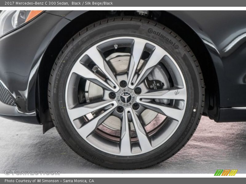 Black / Silk Beige/Black 2017 Mercedes-Benz C 300 Sedan