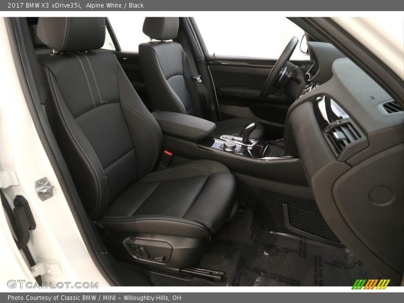 Alpine White / Black 2017 BMW X3 xDrive35i