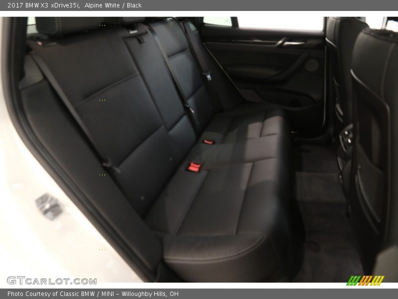 Alpine White / Black 2017 BMW X3 xDrive35i