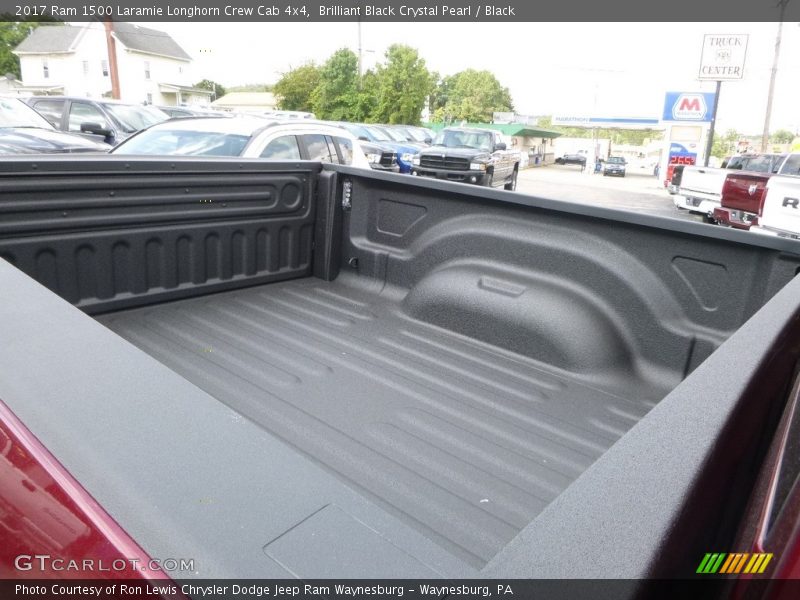 Brilliant Black Crystal Pearl / Black 2017 Ram 1500 Laramie Longhorn Crew Cab 4x4