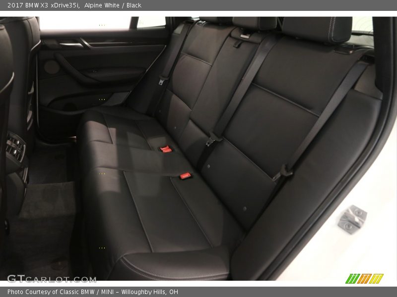 Alpine White / Black 2017 BMW X3 xDrive35i