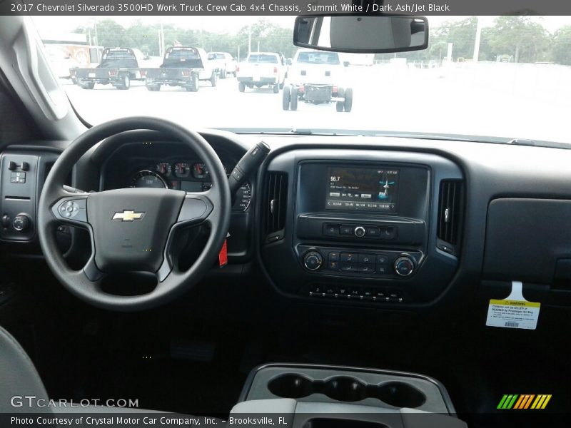 Summit White / Dark Ash/Jet Black 2017 Chevrolet Silverado 3500HD Work Truck Crew Cab 4x4 Chassis