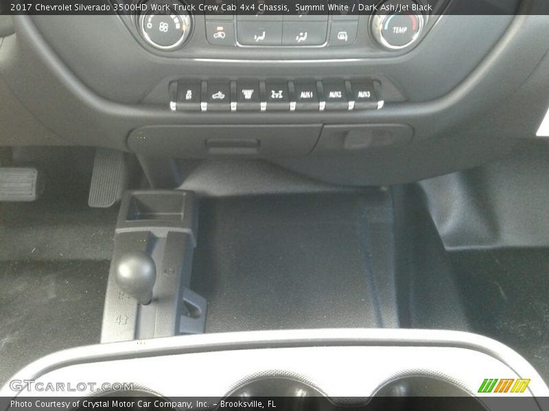 Summit White / Dark Ash/Jet Black 2017 Chevrolet Silverado 3500HD Work Truck Crew Cab 4x4 Chassis
