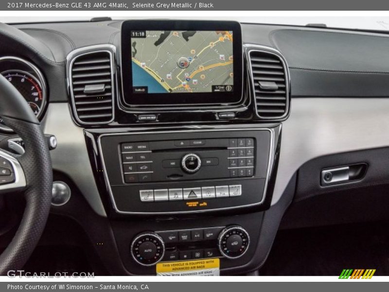 Selenite Grey Metallic / Black 2017 Mercedes-Benz GLE 43 AMG 4Matic
