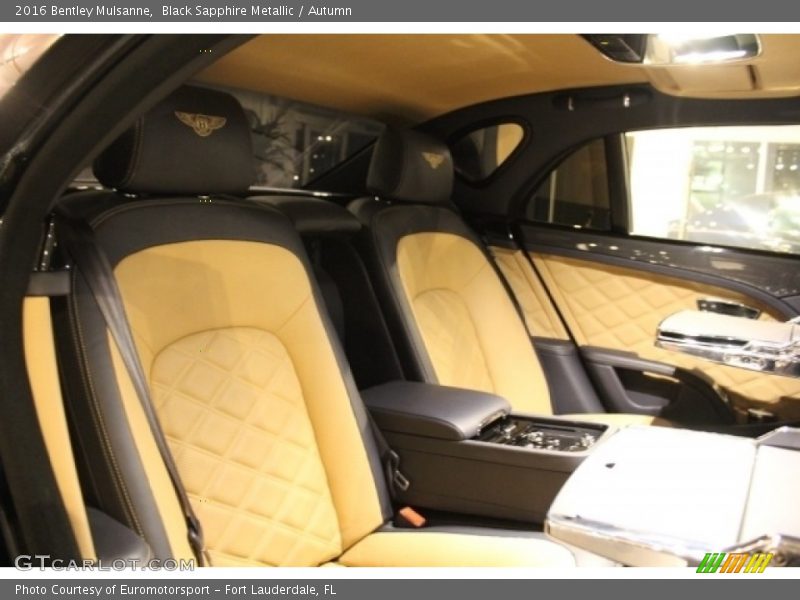 Rear Seat of 2016 Mulsanne 