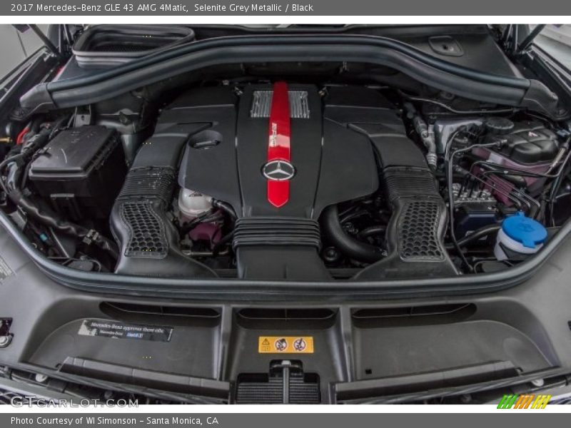 Selenite Grey Metallic / Black 2017 Mercedes-Benz GLE 43 AMG 4Matic
