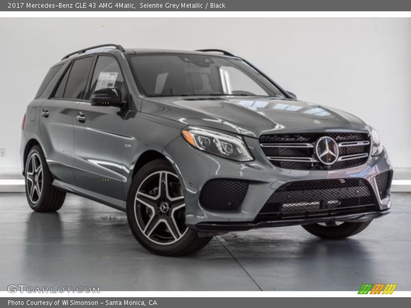 Selenite Grey Metallic / Black 2017 Mercedes-Benz GLE 43 AMG 4Matic