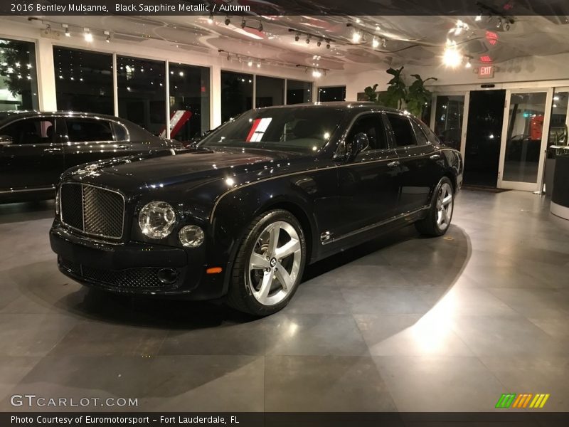 Black Sapphire Metallic / Autumn 2016 Bentley Mulsanne