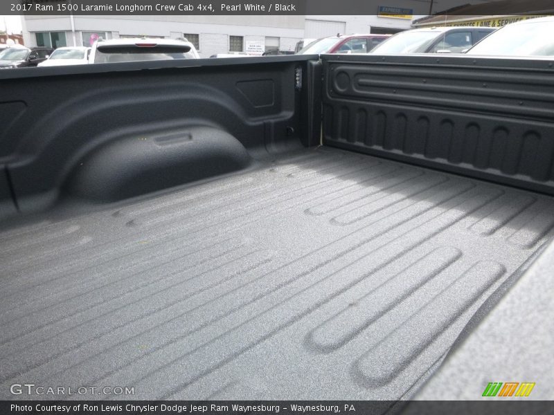Pearl White / Black 2017 Ram 1500 Laramie Longhorn Crew Cab 4x4