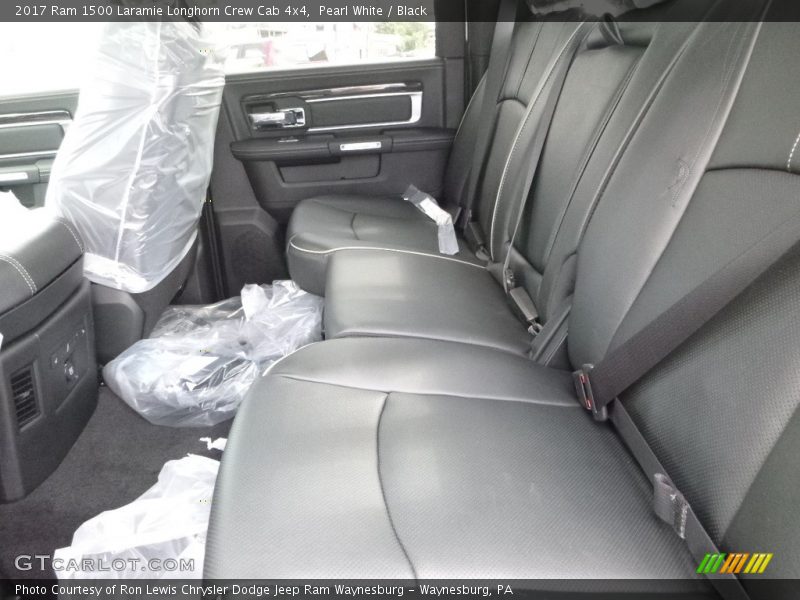 Pearl White / Black 2017 Ram 1500 Laramie Longhorn Crew Cab 4x4