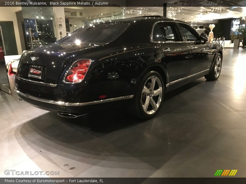 Black Sapphire Metallic / Autumn 2016 Bentley Mulsanne