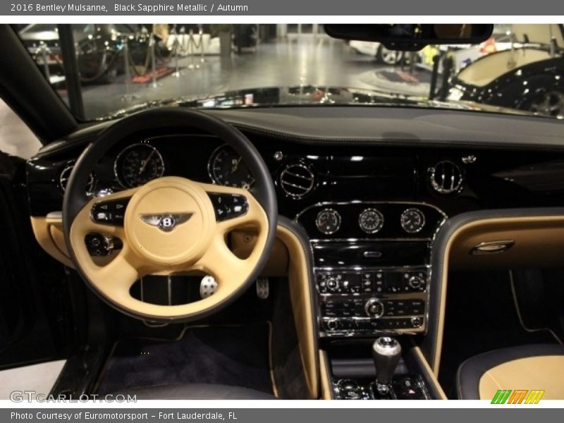 Dashboard of 2016 Mulsanne 