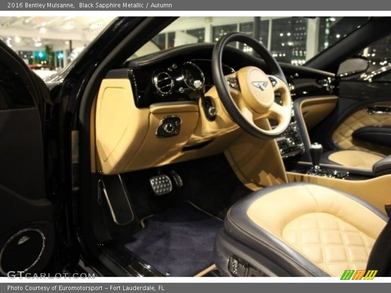 Front Seat of 2016 Mulsanne 