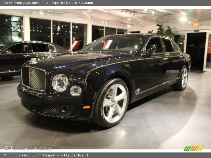 Black Sapphire Metallic / Autumn 2016 Bentley Mulsanne