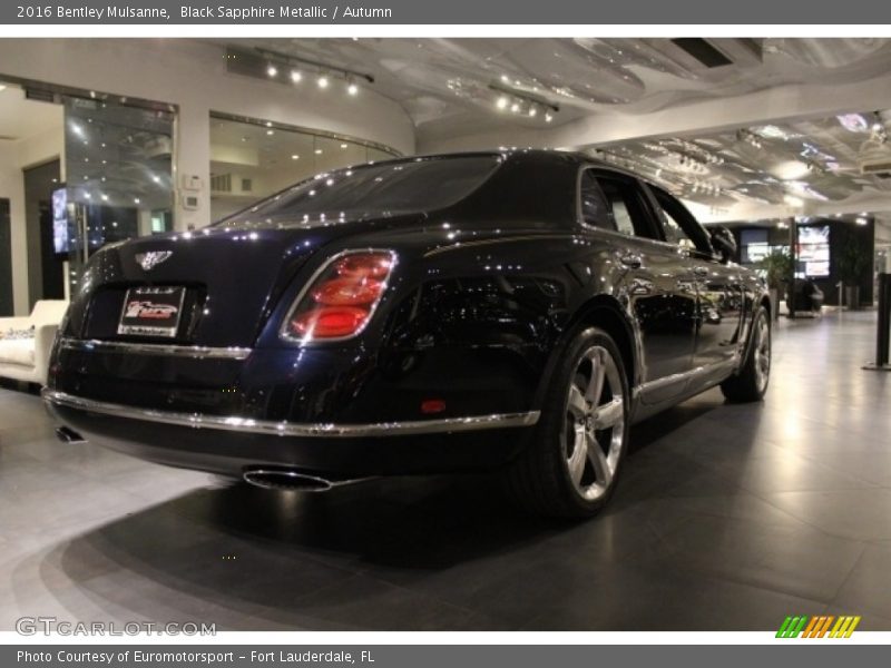 Black Sapphire Metallic / Autumn 2016 Bentley Mulsanne