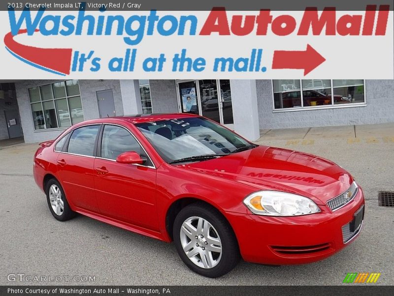 Victory Red / Gray 2013 Chevrolet Impala LT
