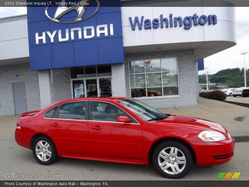 Victory Red / Gray 2013 Chevrolet Impala LT