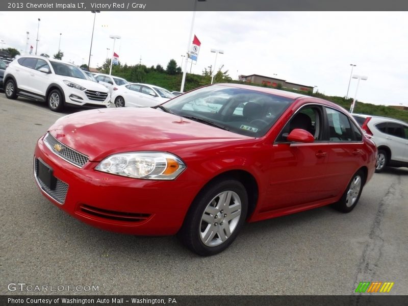 Victory Red / Gray 2013 Chevrolet Impala LT