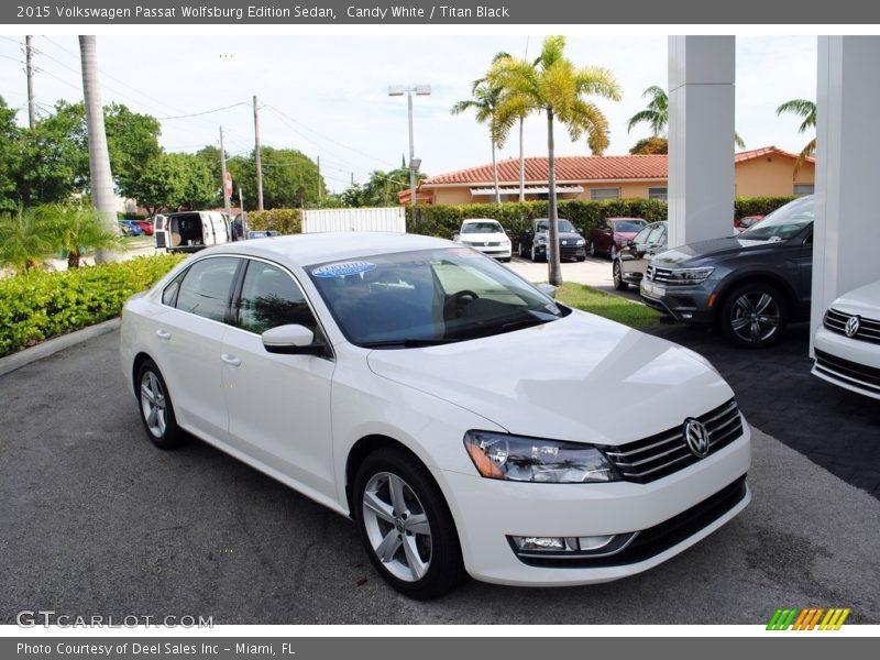 Candy White / Titan Black 2015 Volkswagen Passat Wolfsburg Edition Sedan