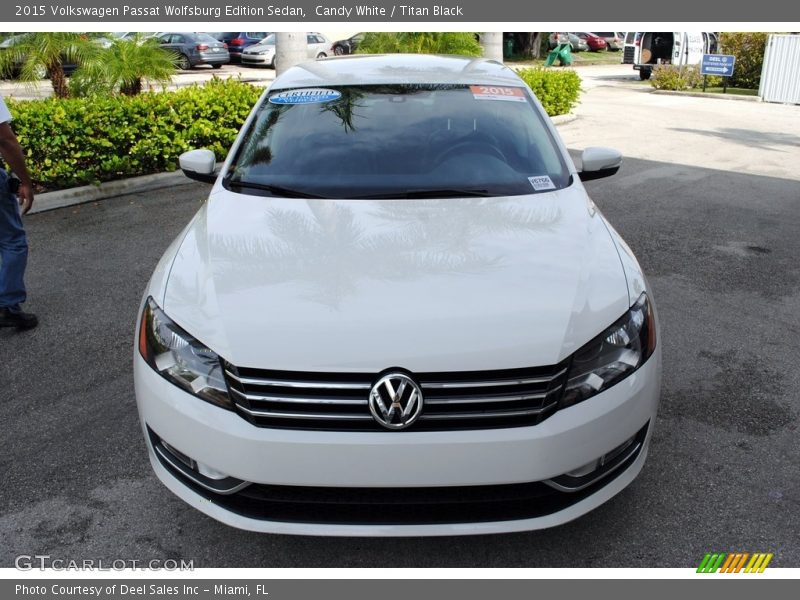 Candy White / Titan Black 2015 Volkswagen Passat Wolfsburg Edition Sedan