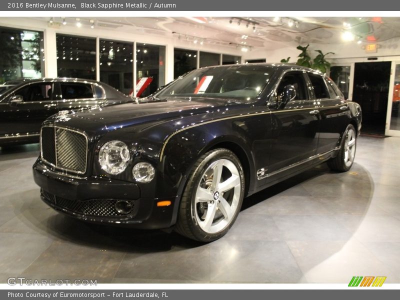 Black Sapphire Metallic / Autumn 2016 Bentley Mulsanne