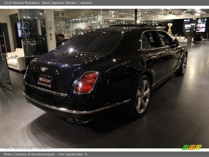 Black Sapphire Metallic / Autumn 2016 Bentley Mulsanne