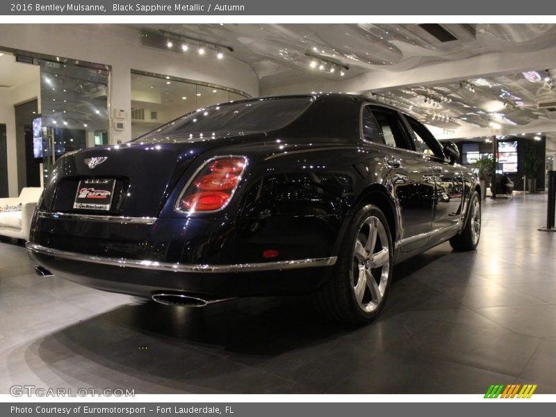 Black Sapphire Metallic / Autumn 2016 Bentley Mulsanne