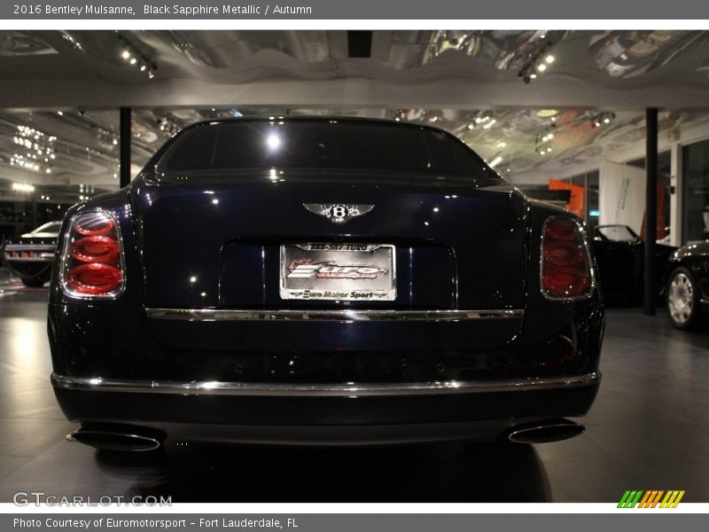 Black Sapphire Metallic / Autumn 2016 Bentley Mulsanne