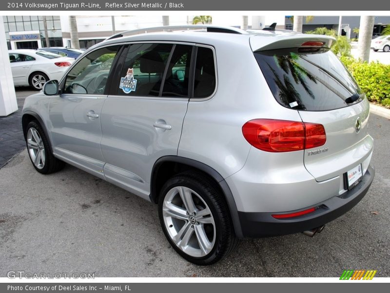 Reflex Silver Metallic / Black 2014 Volkswagen Tiguan R-Line