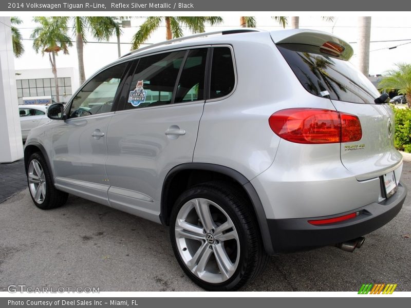 Reflex Silver Metallic / Black 2014 Volkswagen Tiguan R-Line