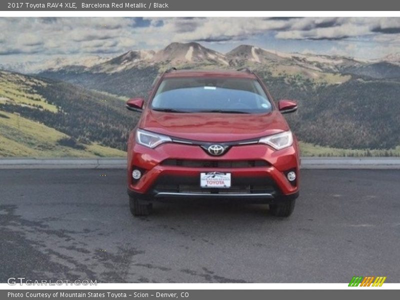 Barcelona Red Metallic / Black 2017 Toyota RAV4 XLE