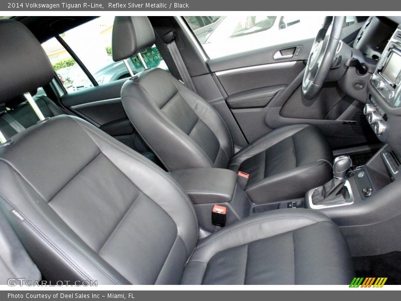 Reflex Silver Metallic / Black 2014 Volkswagen Tiguan R-Line