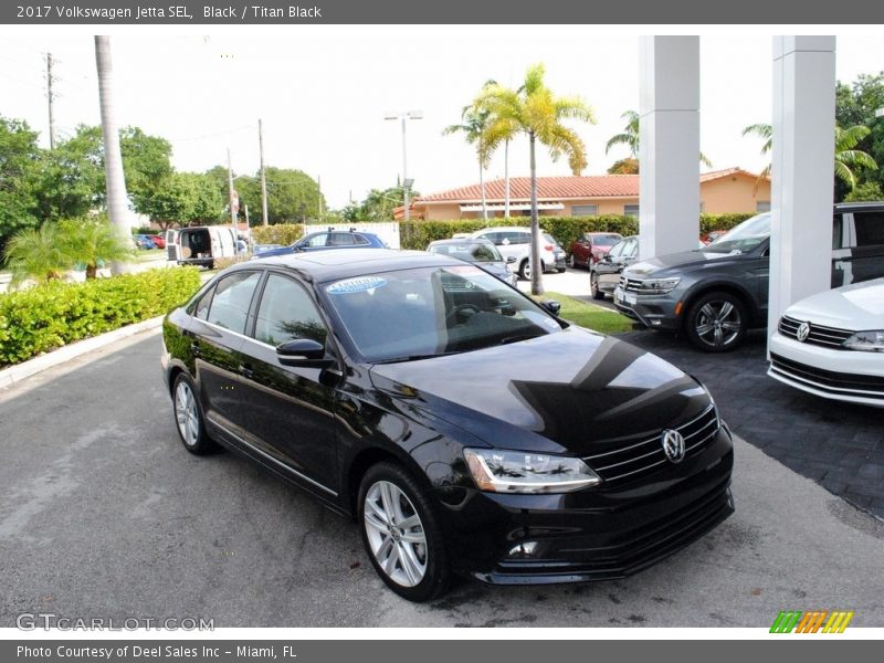 Black / Titan Black 2017 Volkswagen Jetta SEL