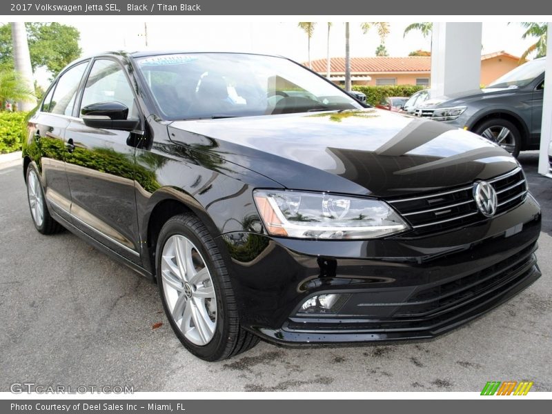 Black / Titan Black 2017 Volkswagen Jetta SEL