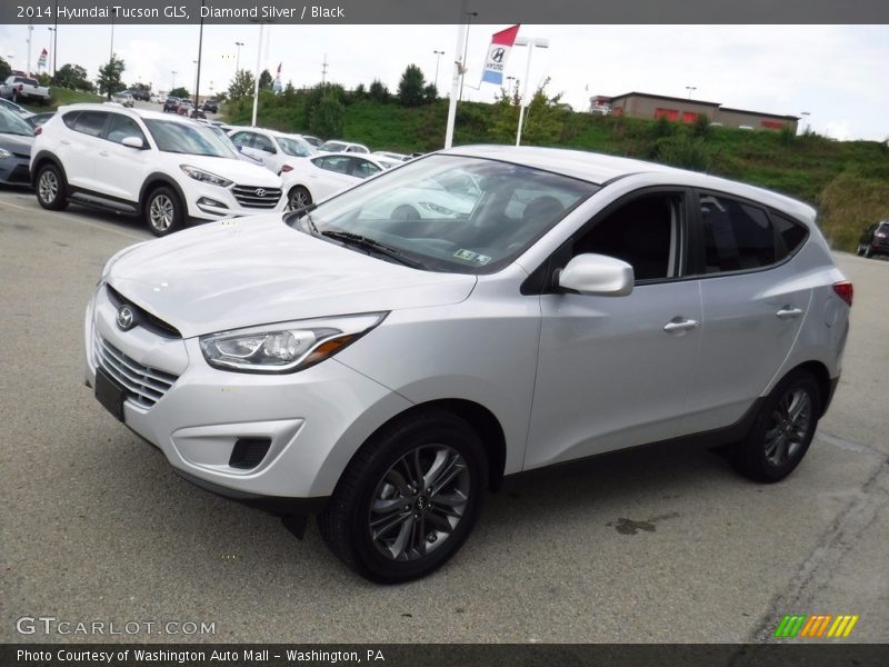 Diamond Silver / Black 2014 Hyundai Tucson GLS