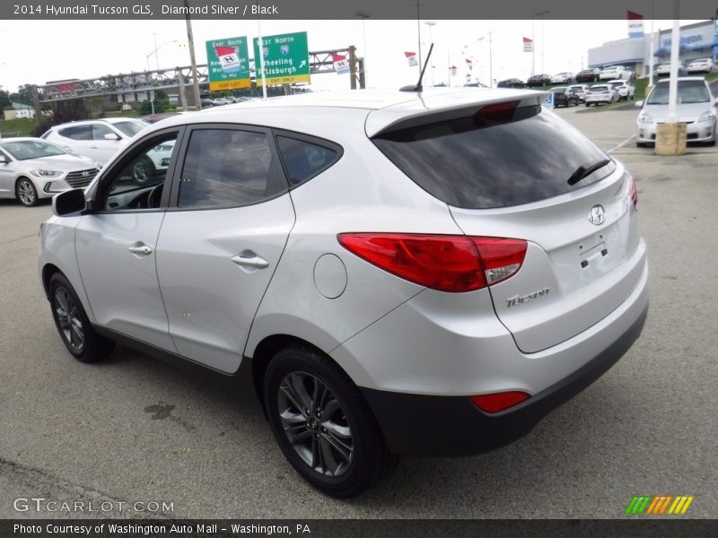 Diamond Silver / Black 2014 Hyundai Tucson GLS