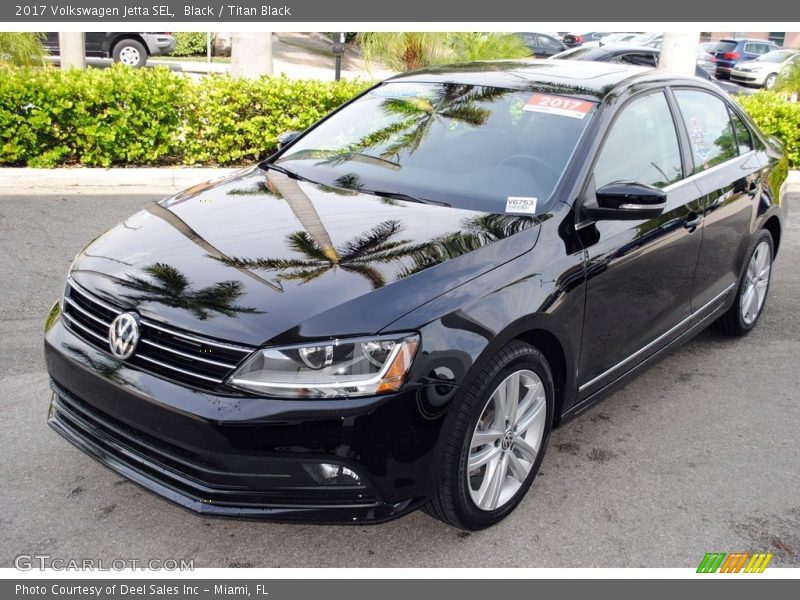 Black / Titan Black 2017 Volkswagen Jetta SEL