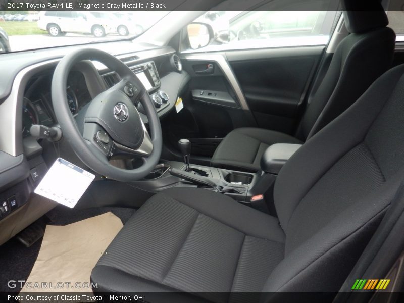 Magnetic Gray Metallic / Black 2017 Toyota RAV4 LE