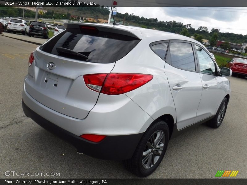 Diamond Silver / Black 2014 Hyundai Tucson GLS
