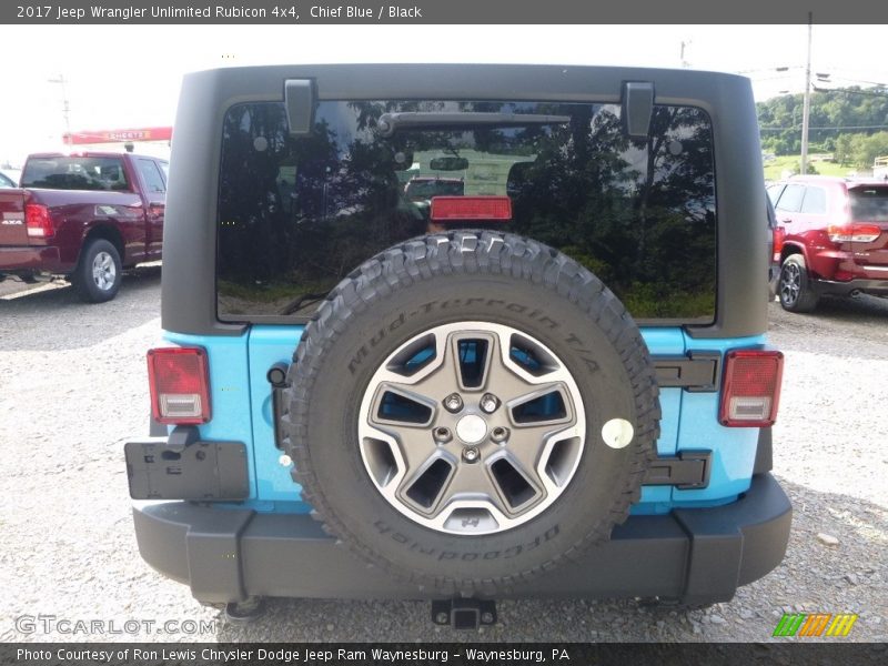 Chief Blue / Black 2017 Jeep Wrangler Unlimited Rubicon 4x4