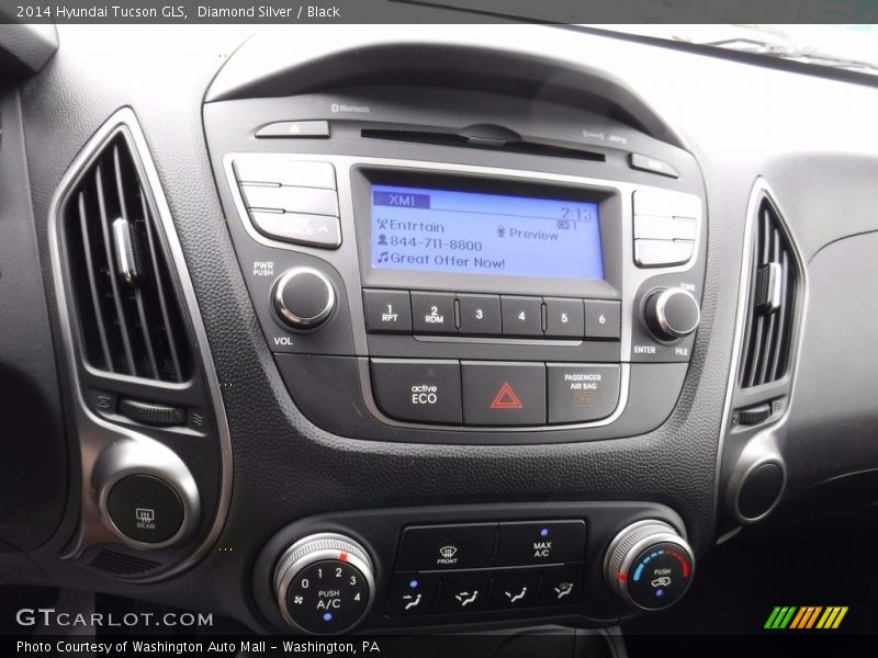 Diamond Silver / Black 2014 Hyundai Tucson GLS