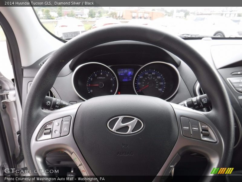 Diamond Silver / Black 2014 Hyundai Tucson GLS