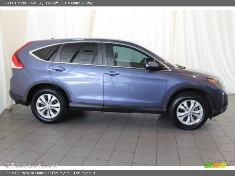 Twilight Blue Metallic / Gray 2014 Honda CR-V EX