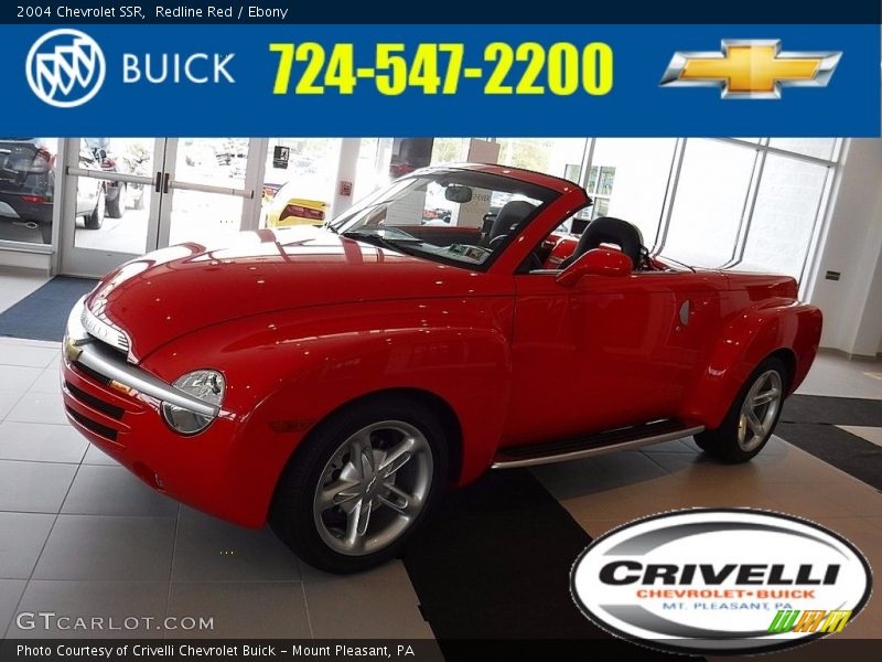 Redline Red / Ebony 2004 Chevrolet SSR