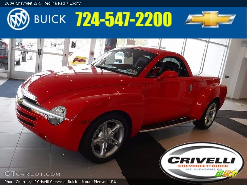 Redline Red / Ebony 2004 Chevrolet SSR