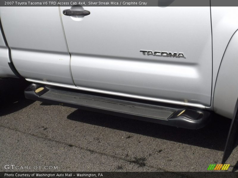 Silver Streak Mica / Graphite Gray 2007 Toyota Tacoma V6 TRD Access Cab 4x4